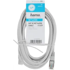 Кабель Hama H-200916 RJ-45 (m) RJ-45 (m) 3м (00200916) серый