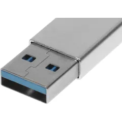 Адаптер Buro BU-USB3-Am-Cf ver3.0 USB A(m) USB Type-C (f) серебристый (пакет)