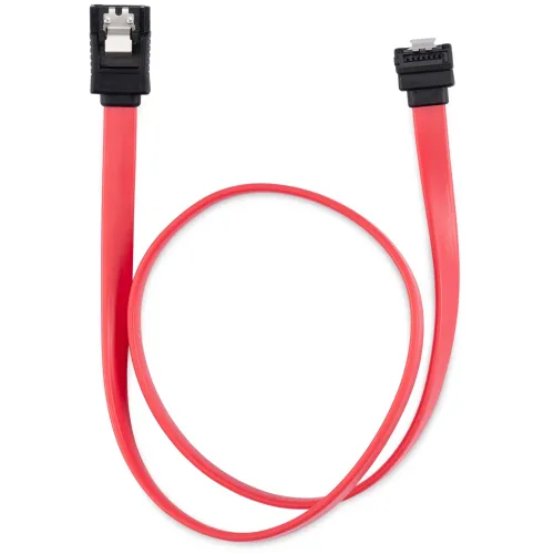 Кабель Buro ver3.0 SATA SATA угловой 0.5м (BU-SATA-SATA-ANG-LOCK) красный