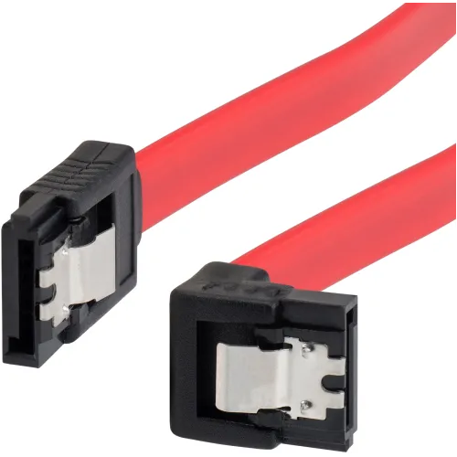 Кабель Buro ver3.0 SATA SATA угловой 0.5м (BU-SATA-SATA-ANG-LOCK) красный