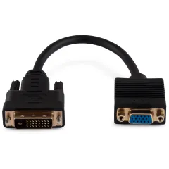 Переходник Buro DVI-D (m) VGA (f) 0.23м (BU-DVI-VGA) черный