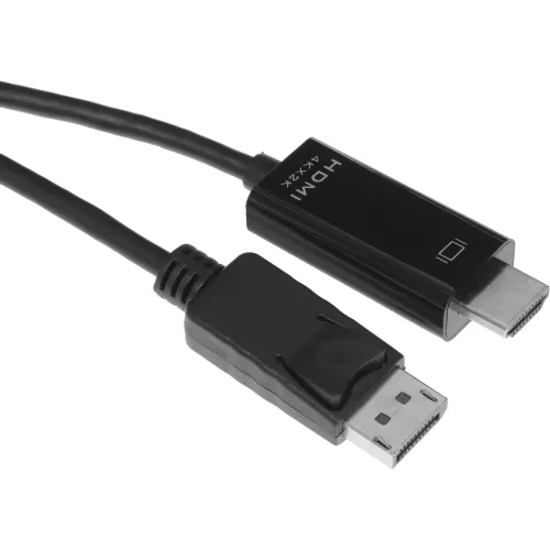 Кабель KingPrice KP-DP1.2-HD2.0-1.5m ver2.0 DisplayPort (m) HDMI (m) 1.5м черный