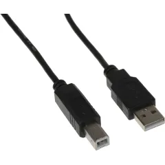 Кабель KingPrice KP-AmBm-v2-3m ver2.0 USB A (m) USB B(m) 3м черный