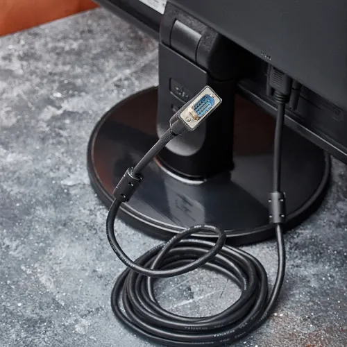 Кабель PROconnect VGA (m) VGA (m) 3м (17-5505-6) феррит.кольца черный (упак.:1шт)