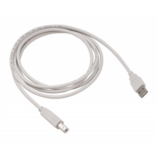 Кабель Buro Reversible USB A(m) USB B(m) 1.8м серый