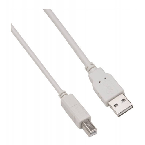 Кабель Buro Reversible USB A(m) USB B(m) 1.8м серый