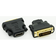 Переходник HDMI (f) DVI-D (m) (ADAPTER DVI-HDMI)