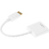 Переходник DisplayPort (m) DVI (f) белый