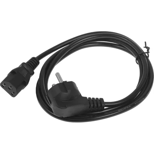 Кабель IEC C13 Евровилка 1.5м черный