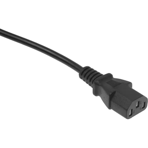 Кабель IEC C13 Евровилка 1.5м черный