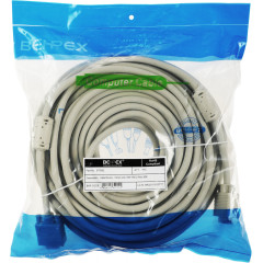 Кабель DB15 (m) DB15 (m) 30м (CABLE30) феррит.кольца белый