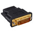 Переходник Buro HDMI (f) DVI-D (m) (HDMI-19FDVID-M_ADPT) черный