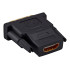 Переходник Buro HDMI (f) DVI-D (m) (HDMI-19FDVID-M_ADPT) черный