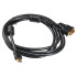 Кабель Buro HDMI (m) DVI-D (m) 3м (HDMI-19M-DVI-D-3M) феррит.кольца