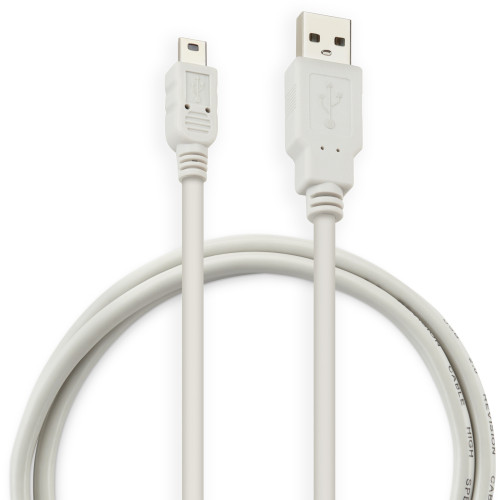 Кабель Buro USB A(m) mini USB B (m) 1м (USB2.0-M5P-1) серый