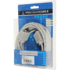 Кабель Ningbo CAB016S-10F VGA (m) VGA (m) 3м (CAB016S-10F-BR) феррит.кольца серый (блистер)