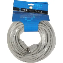 Кабель Ningbo CAB016S-20m VGA (m) VGA (m) 20м феррит.кольца серый