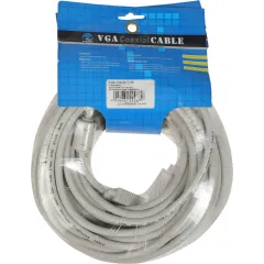 Кабель Ningbo CAB016S-20m VGA (m) VGA (m) 20м феррит.кольца серый