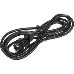 Кабель Ningbo IEC C5 (3-pin) Евровилка 1.8м (NCABLE) черный