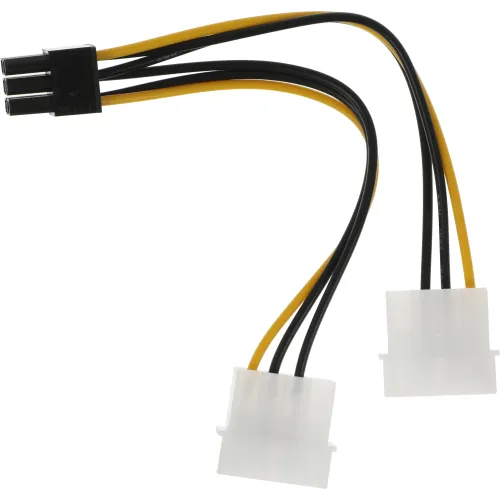 Кабель Ningbo RTL-C32 PCI-E 6pin Molex 8980