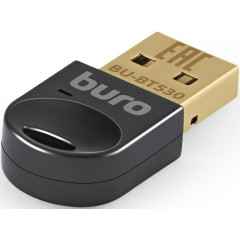 Адаптер USB Buro BU-BT530 BT5.3+EDR class 1.5 20м черный