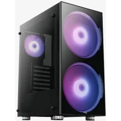 Корпус Aerocool Python-G-BK-v1 черный без БП ATX 5x120mm 2x140mm 2xUSB2.0 1xUSB3.0 audio bott PSU