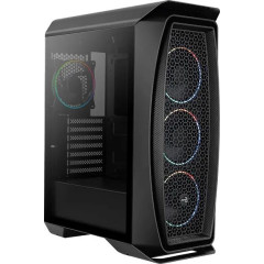 Корпус Aerocool Aero One Eclipse-G-BK-v1 черный без БП ATX 4x120mm 2x140mm 2xUSB3.0 audio bott PSU