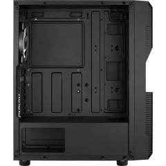 Корпус Aerocool Menace Saturn FRGB-G-BK-v1 черный без БП ATX 7x120mm 2x140mm 2xUSB3.0 audio bott PSU