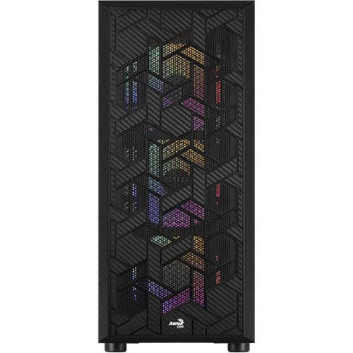 Корпус Aerocool Hive-G-BK-v2 черный без БП ATX 4x120mm 2x140mm 1xUSB2.0 2xUSB3.0 audio bott PSU