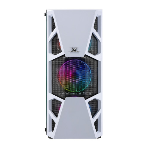 Корпус Formula CL-3303W RGB белый без БП ATX 2x120mm 2xUSB2.0 1xUSB3.0 audio bott PSU