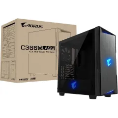 Корпус Gigabyte AORUS C300 GB-AC300G черный без БП ATX 4x120mm 4x140mm 2xUSB3.0 audio bott PSU