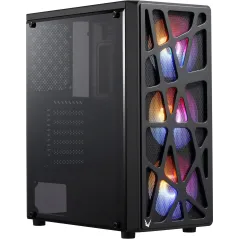 Корпус Formula Mana черный без БП ATX 4x120mm 2xUSB2.0 1xUSB3.0 audio bott PSU