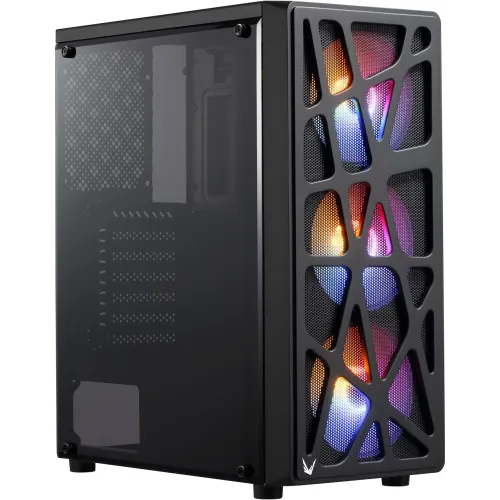 Корпус Formula Mana черный без БП ATX 4x120mm 2xUSB2.0 1xUSB3.0 audio bott PSU