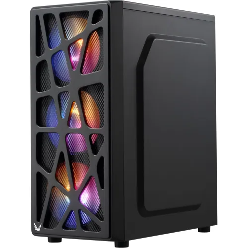 Корпус Formula Mana черный без БП ATX 4x120mm 2xUSB2.0 1xUSB3.0 audio bott PSU