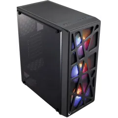 Корпус Formula Mana черный без БП ATX 4x120mm 2xUSB2.0 1xUSB3.0 audio bott PSU