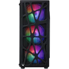 Корпус Formula Mana черный без БП ATX 4x120mm 2xUSB2.0 1xUSB3.0 audio bott PSU