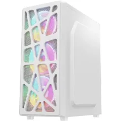 Корпус Formula Mana белый без БП ATX 4x120mm 2xUSB2.0 1xUSB3.0 audio bott PSU