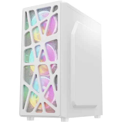 Корпус Formula Mana белый без БП ATX 4x120mm 2xUSB2.0 1xUSB3.0 audio bott PSU