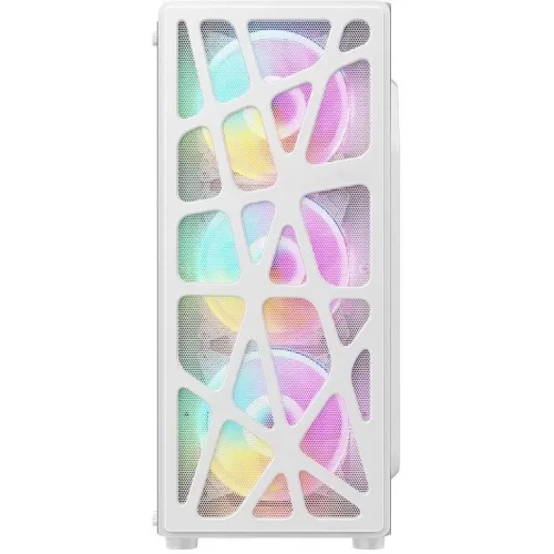 Корпус Formula Mana белый без БП ATX 4x120mm 2xUSB2.0 1xUSB3.0 audio bott PSU