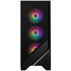 Корпус MSI MAG Forge 120A черный без БП ATX 2x120mm 2xUSB3.0 audio bott PSU