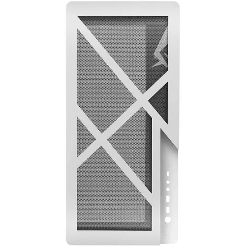 Корпус Azza Cast белый без БП ATX 3x120mm 2x140mm 2xUSB3.0 audio bott PSU