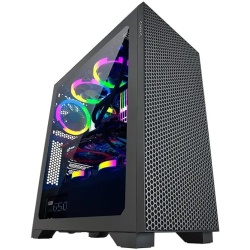 Корпус Azza Hive черный без БП ATX 8x120mm 5x140mm 2xUSB2.0 1xUSB3.0 audio bott PSU