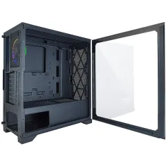 Корпус Azza Hive черный без БП ATX 8x120mm 5x140mm 2xUSB2.0 1xUSB3.0 audio bott PSU