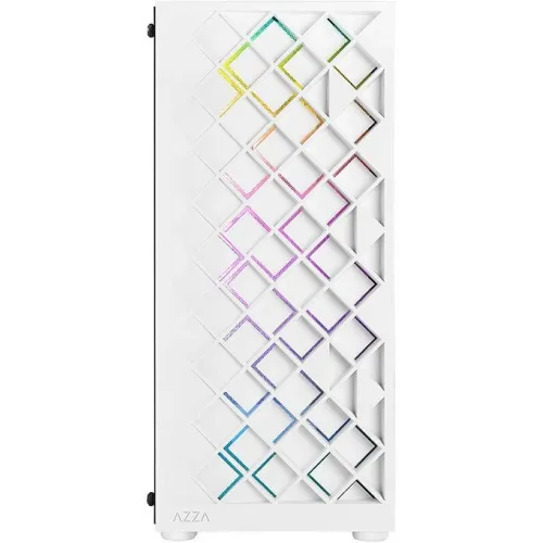 Корпус Azza Spectra белый без БП ATX 7x120mm 2x140mm 2xUSB2.0 1xUSB3.0 audio bott PSU