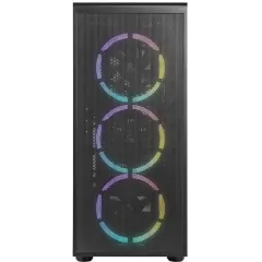Корпус Azza Prime 360E черный без БП ATX 5x120mm 2x140mm 2xUSB3.0 audio bott PSU
