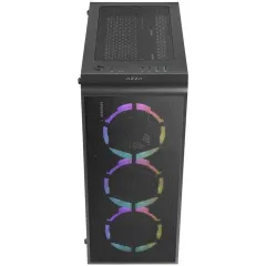 Корпус Azza Prime 360E черный без БП ATX 5x120mm 2x140mm 2xUSB3.0 audio bott PSU