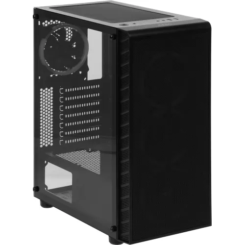 Корпус Azza Prime 360E черный без БП ATX 5x120mm 2x140mm 2xUSB3.0 audio bott PSU