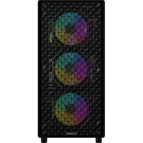 Корпус Formula Mana Dynamic черный без БП ATX 4x120mm 2x140mm 2xUSB3.0 audio bott PSU