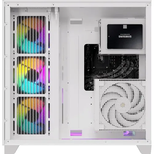 Корпус Formula Crystal Z9 белый без БП ATX 7x120mm 2xUSB3.0 audio bott PSU