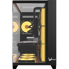 Корпус Formula Crystal Z9 FLOE черный без БП ATX 2xUSB3.0 audio bott PSU